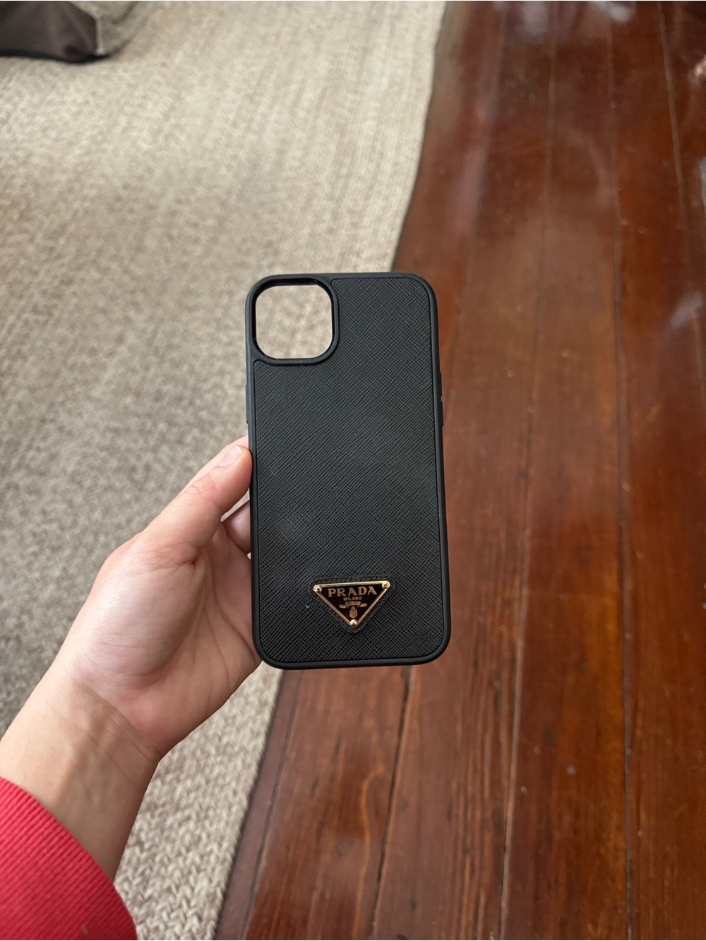 Authentic Prada IPhone case